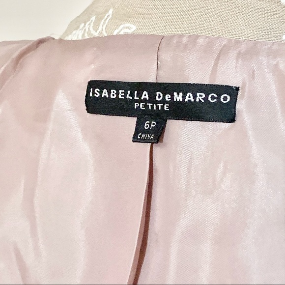 Neutral Embroidered Blazer - Picture 11 of 12